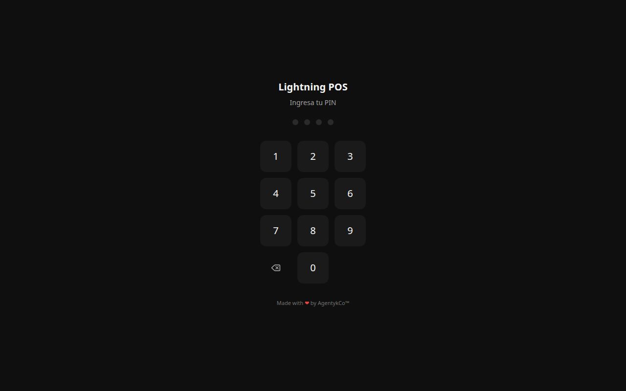 Captura de Lightning POS en producción